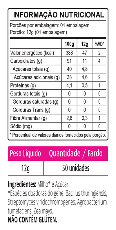 Informação Nutricional - 12g