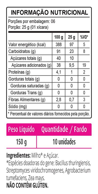 Informação Nutricional - 150g