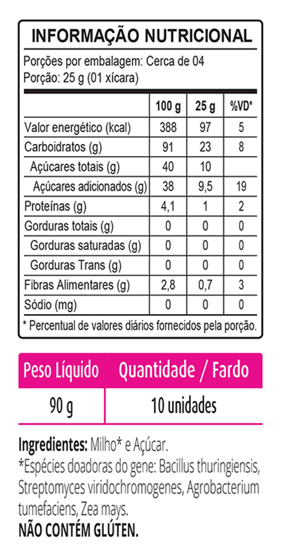 Informação Nutricional - 90g